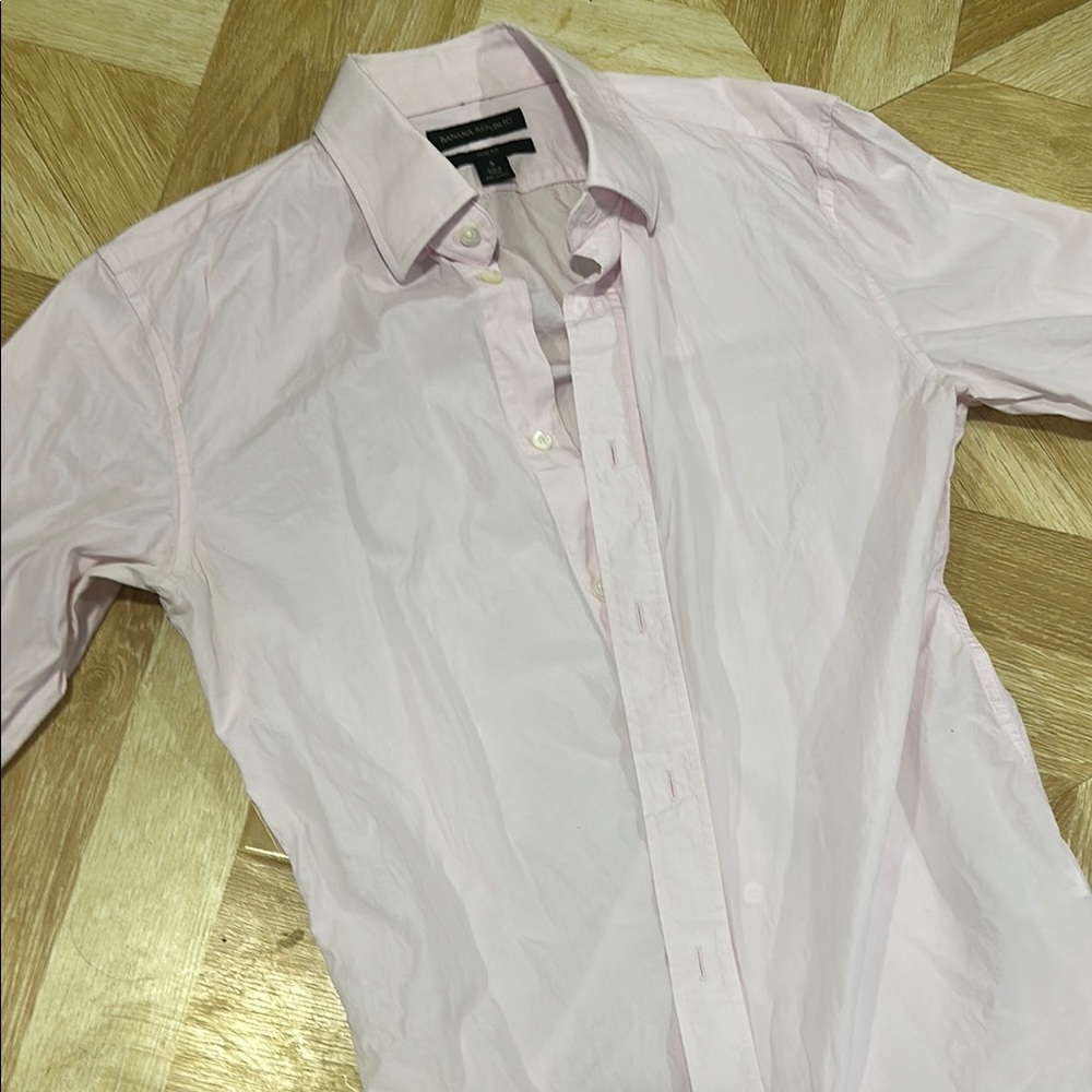 Banana Republic Pink Button-Up Shirt - Picture 2 of 3